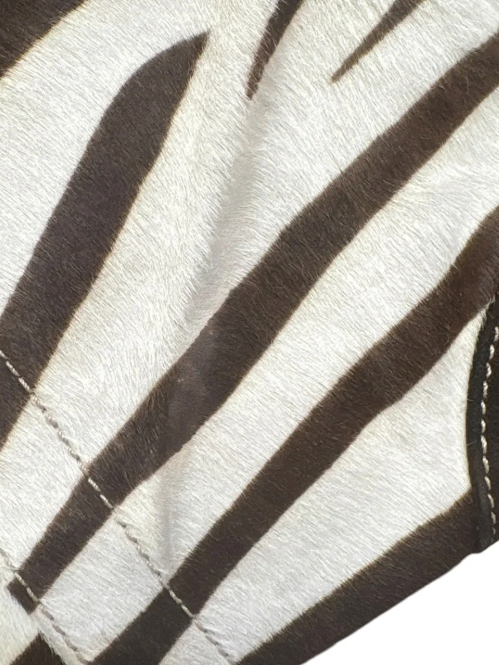 Coach 8A65 rare vintage y2k zebra pony hair shoulder bag